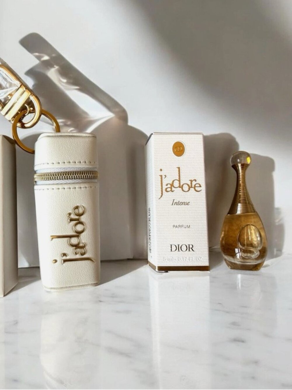 DIOR J'adore Key Ring Holder and J'adore Intense  NEW